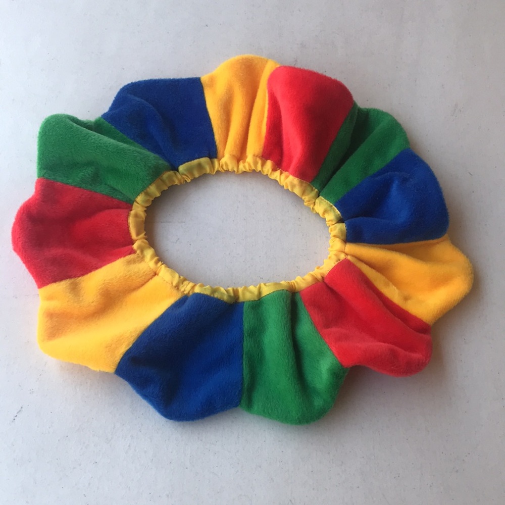 🎃 🤡 Pet Dog Halloween Costume for Bigger Dogs | Clown Hat, Collar, Cuffs - Picture 2 of 4